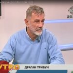 Dragan Trivun na tv studiju B