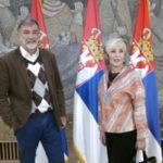 Snezana S. Milojevic i Dragan Trivun u Palati Srbija